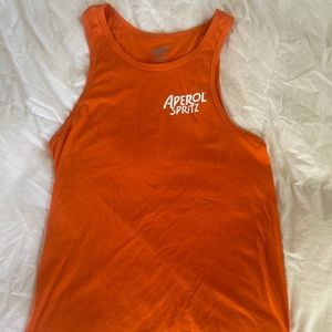 2/$10 BUNDLE Unisex Aperol Spritz Orange Tank Top Size M